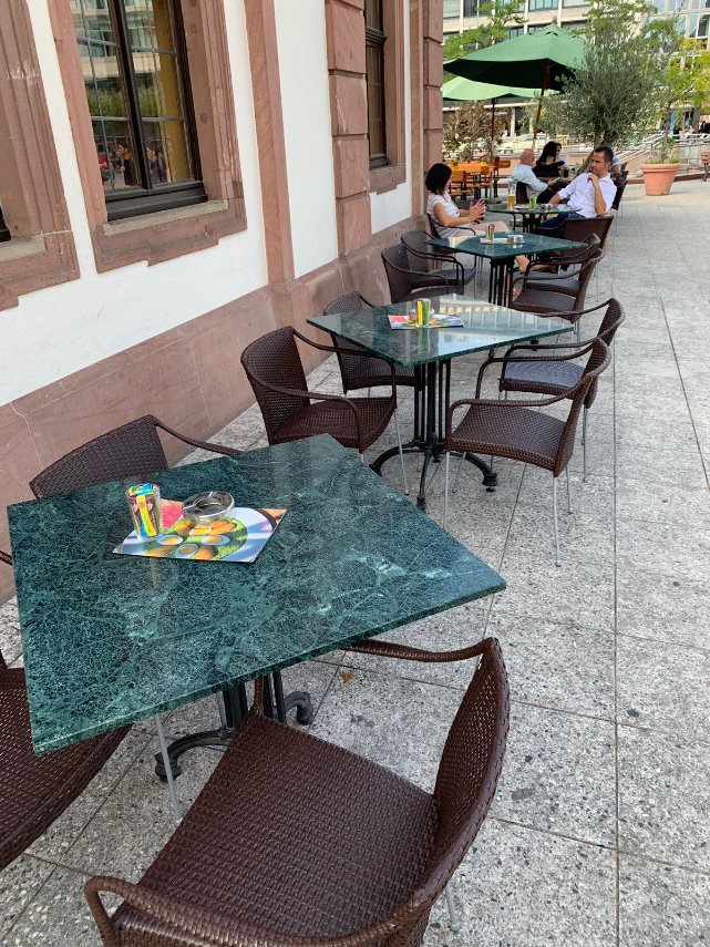 Tische , Naturstein, Cafè, grüner Marmor